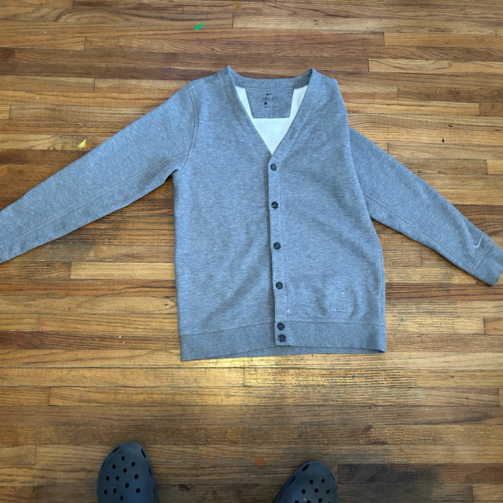 Nike 2018 Ryder Cup Fleece Cardigan Men Small Golf Limited Edition Gray